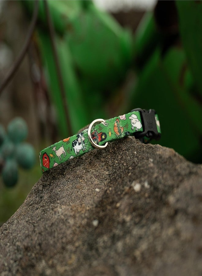 كانتري بروك ديزاين طوق كلاب فاخر من Country Brook Petz - تصميم مستوحى من حياة المزرعة - صنع في الولايات المتحدة الأمريكية - مجموعة Critter Corner التي تتميز بتصميمات مستوحاة من المخلوقات (1 بوصة، كبير) - Image 3